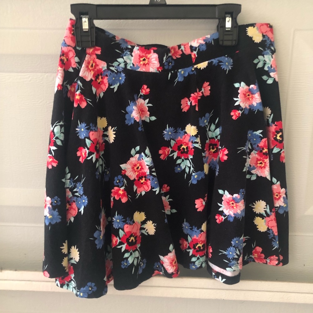 Floral skater skirt